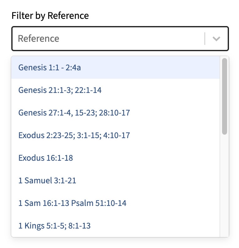 sample reference list