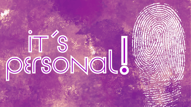 It's Personal!
